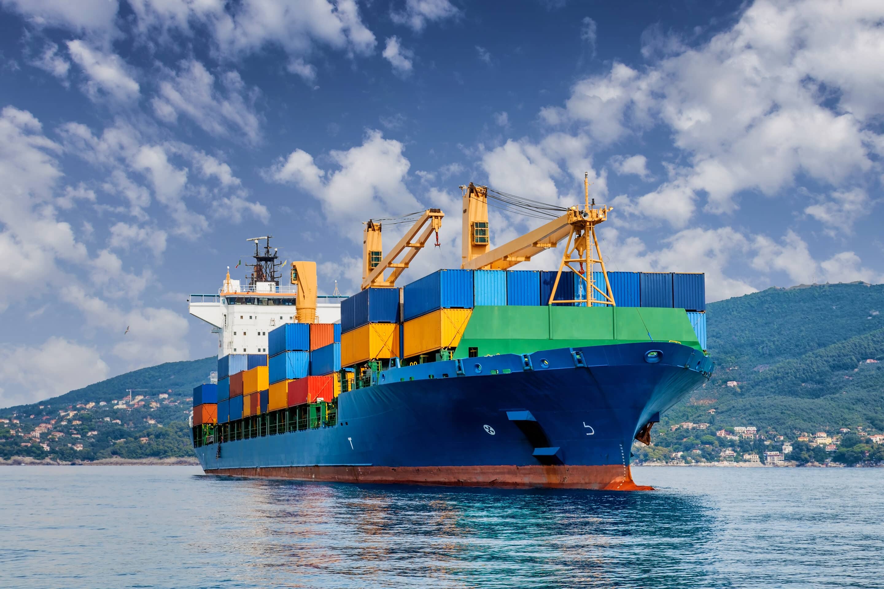 merchant container ship