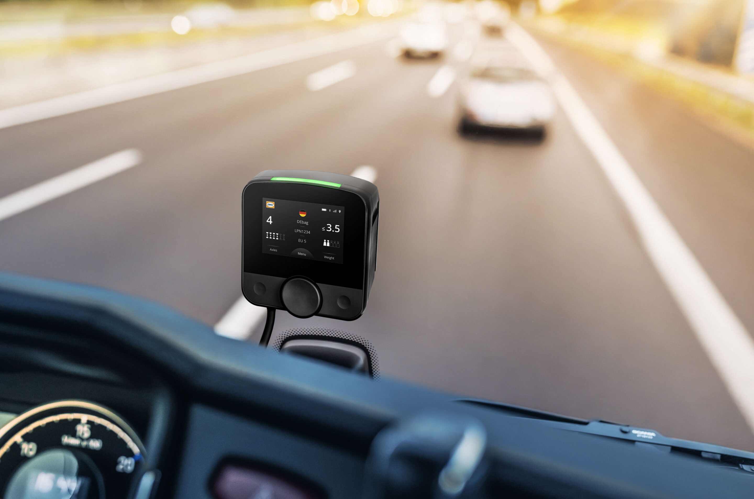 Řešení pro úhradu mýta připravené na budoucnost: Nový DKV Box Europe s technologií 4G (Foto: DKV Mobility)