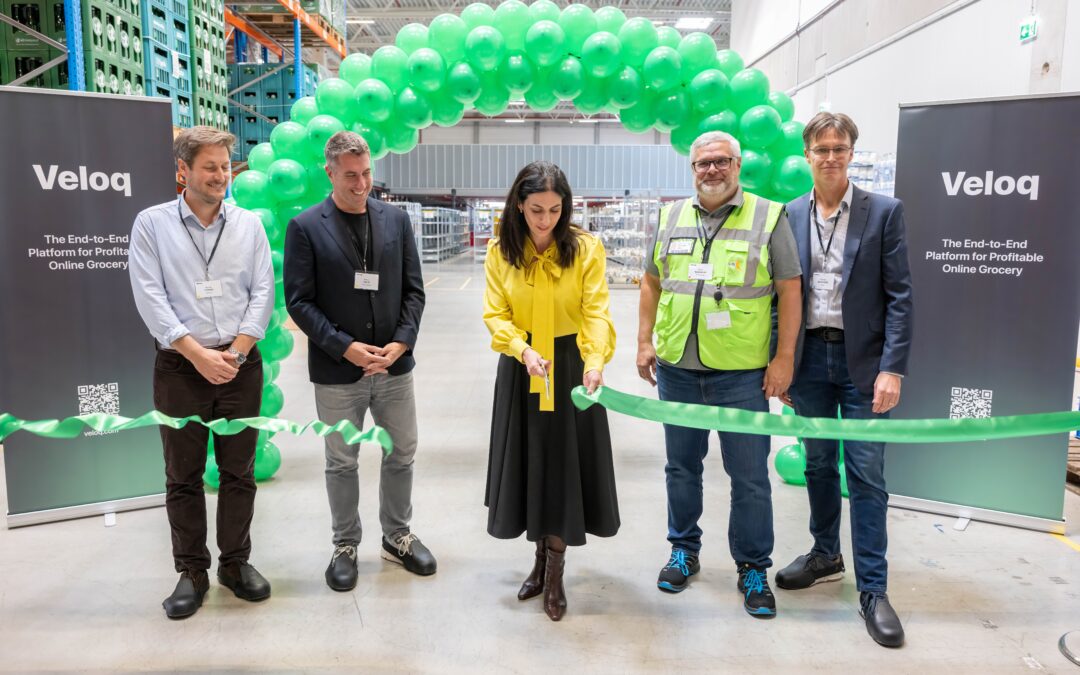 Veloq a AutoStore posouvají automatizaci nákupu potravin. Ve Vídni spouští nejvyspělejší AI distribuční centrum na světě