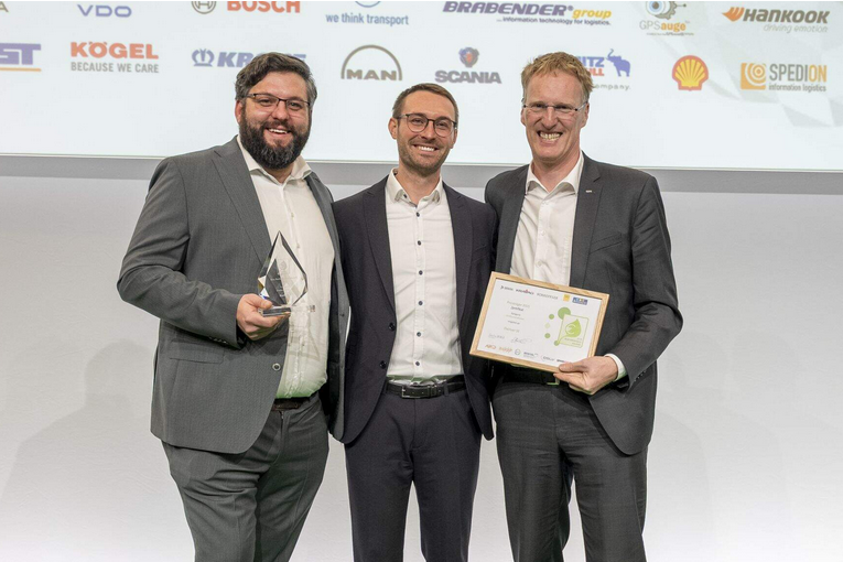 Zleva: Christoph Hagenmaier (Team Leader Sustainability Consulting & Management Climate Protection Portfolio společnosti Dachser), Dr. Ludwig Häberle (Project manager, Logistics Advisory Experts GmbH) a Andre Kranke (Head of Corporate Research & Development společnosti Dachser)