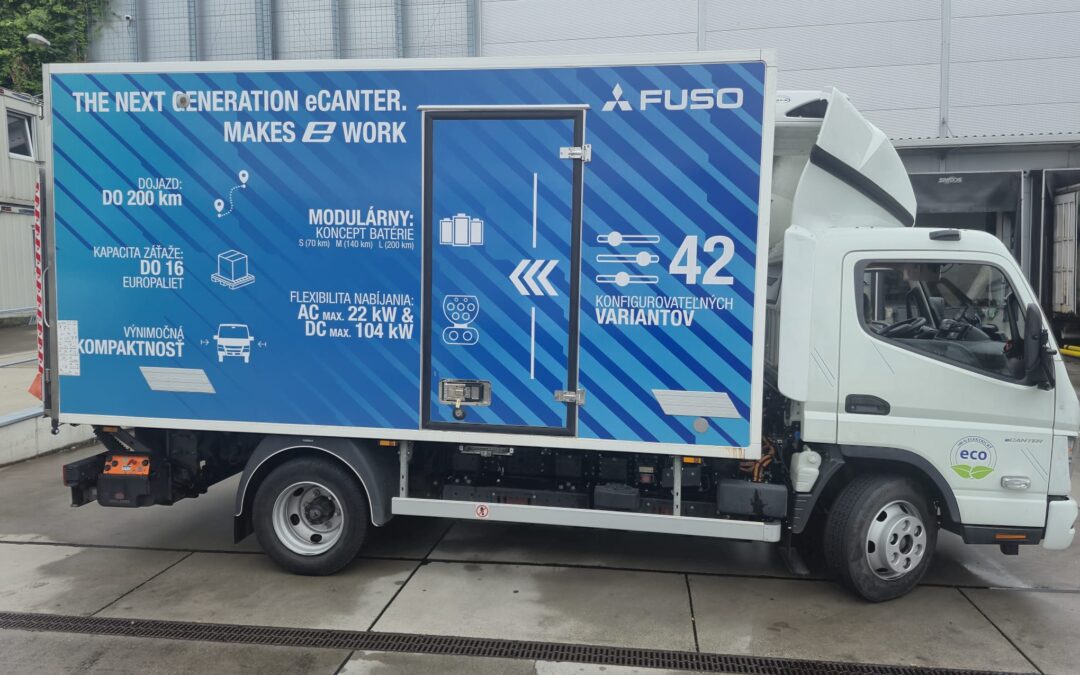 C.S.CARGO nasadilo v Bratislave elektrické chladiarenské vozidlo na rozvoz potravín